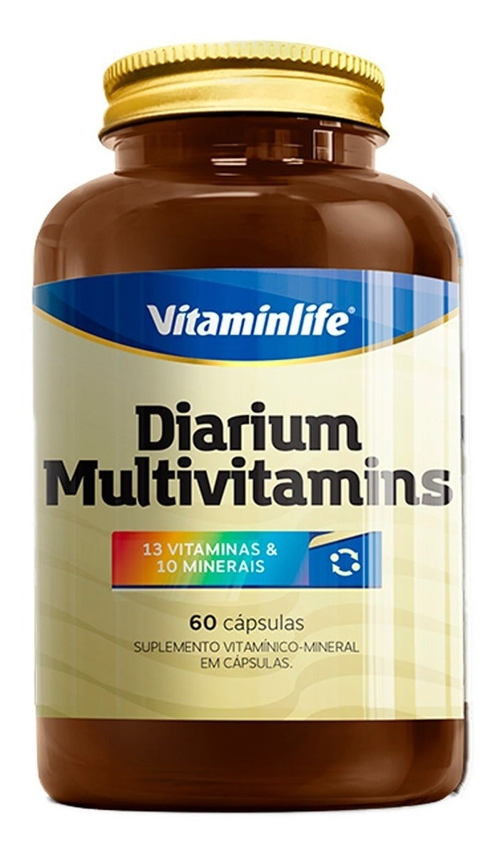 FRETE GRÁTIS Multivitaminico Diarium 60cps Polivitaminico Vitaminlife