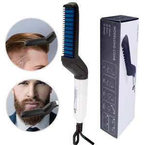 FRETE GRÁTIS Pente Alisador Multifuncional Para Barba e Cabelo